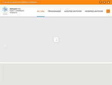 Tablet Screenshot of foyers-catholiques.org